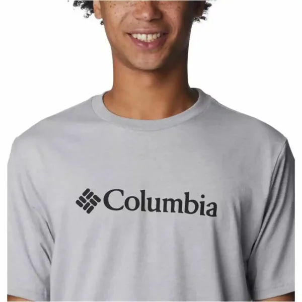 T-shirt à manches courtes pour homme Columbia CSC Basic LogoTM Gris. SUPERDISCOUNT FRANCE