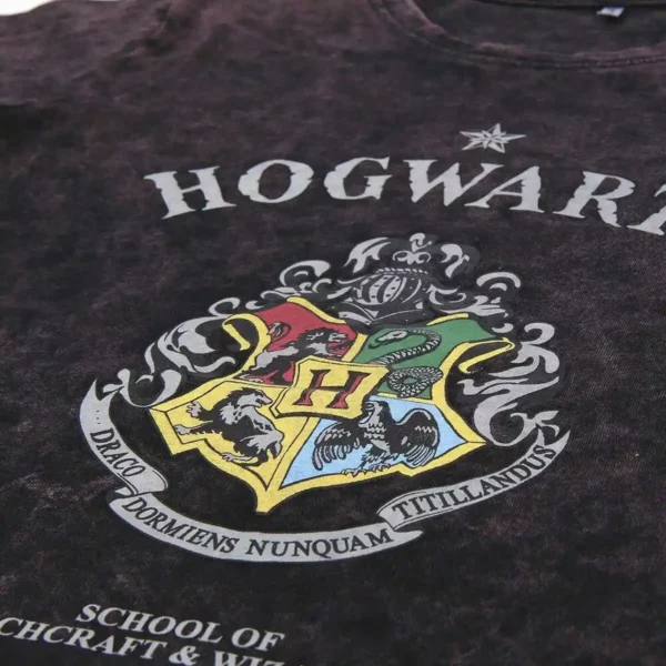 T-shirt manches courtes homme Harry Potter Gris foncé. SUPERDISCOUNT FRANCE
