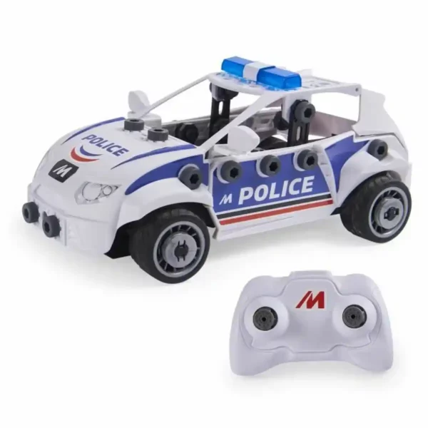 Véhicule Télécommandé Meccano Junior STEM Véhicule Télécommandé Voiture de Police. SUPERDISCOUNT FRANCE