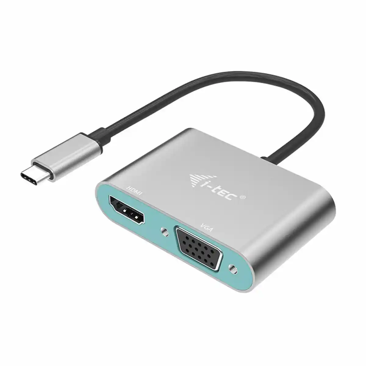 Adaptateur USB C vers VGA/HDMI i-Tec C31VGAHDMIADA 4K Ultra HD 0,15 m. SUPERDISCOUNT FRANCE