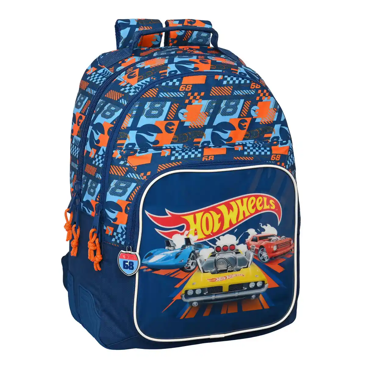 Cartable Hot Wheels Speed ​​club Orange (32 x 42 x 15 cm). SUPERDISCOUNT FRANCE