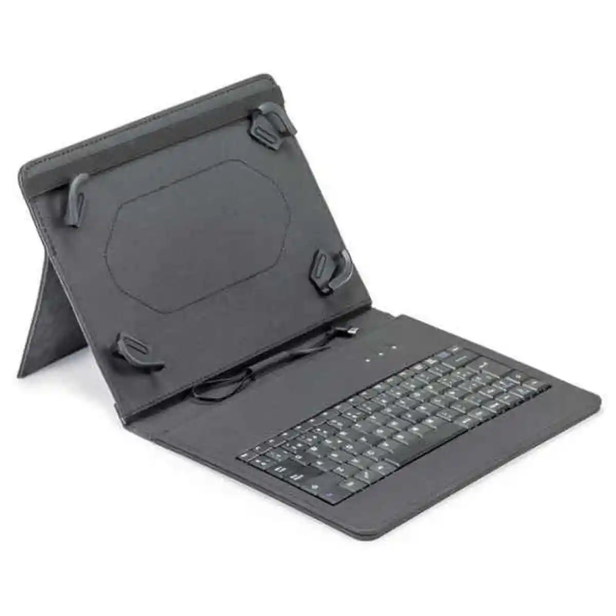 Clavier Bluetooth avec Support pour Tablette Maillon Technologique MTKEYUSBPR3 9.7"-10.2" Noir. SUPERDISCOUNT FRANCE