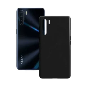 Coque mobile Oppo A91 Contact Silk TPU Noir. SUPERDISCOUNT FRANCE