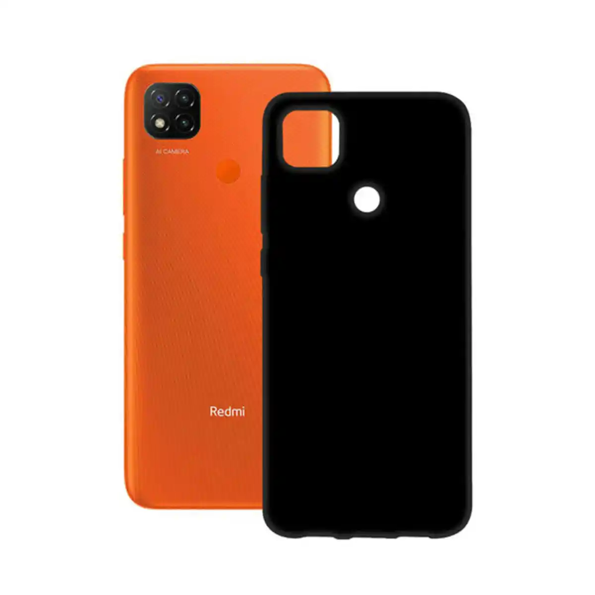 Coque xiaomi redmi 9c ksix noir rigide_6997. DIAYTAR SENEGAL - Où Choisir Devient une Découverte. Explorez notre boutique en ligne et trouvez des articles qui vous surprennent et vous ravissent à chaque clic.