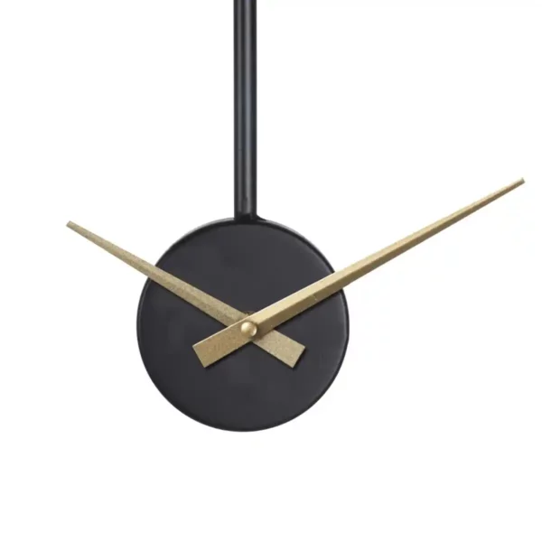 Horloge murale 50 x 5 x 60 cm metal noir_1773. DIAYTAR SENEGAL - Votre Destination pour un Shopping Éclairé. Parcourez notre boutique en ligne pour découvrir des produits de qualité qui embelliront votre quotidien.