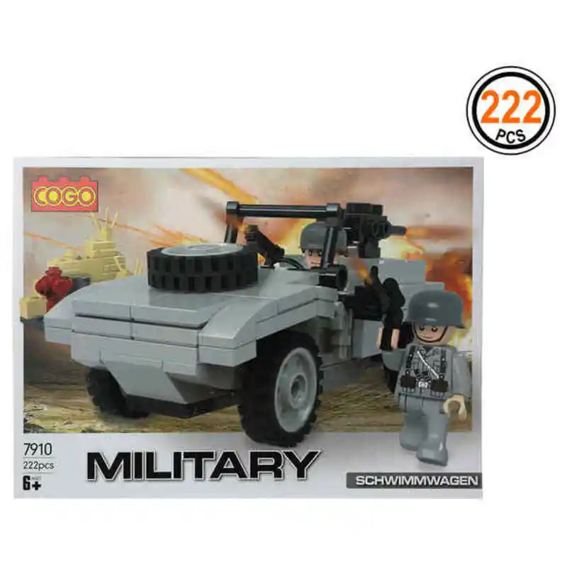 Jeu de construction Military (222 pcs). SUPERDISCOUNT FRANCE
