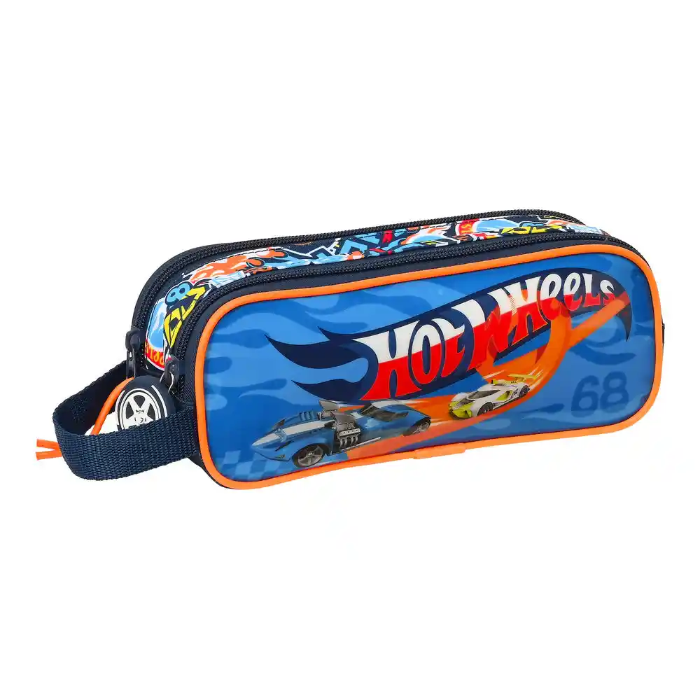 Mallette scolaire Hot Wheels Challenge Bleu Marine (21 x 8 x 6 cm). SUPERDISCOUNT FRANCE