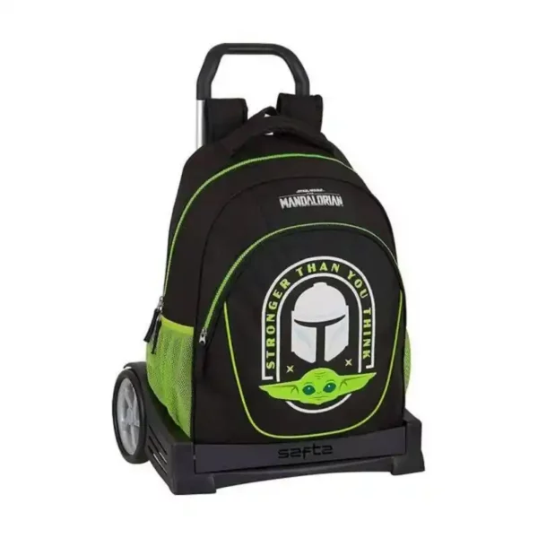 Sac à dos scolaire à roulettes Evolution The Mandalorian M860G Noir Vert 14 L. SUPERDISCOUNT FRANCE