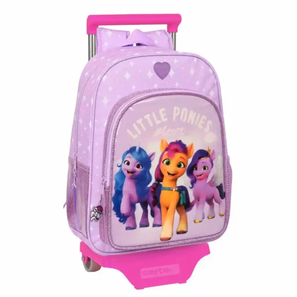 Sac à dos scolaire à roulettes My Little Pony Lilas (26 x 34 x 11 cm). SUPERDISCOUNT FRANCE