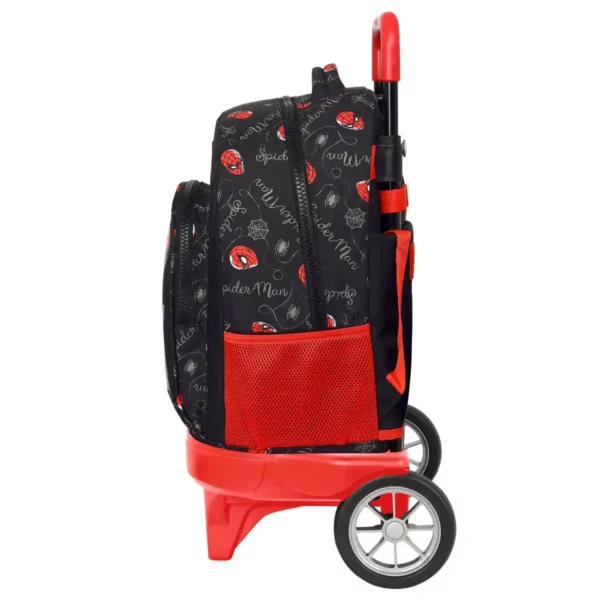 Sac à dos scolaire à roulettes Spiderman Hero Noir (33 x 45 x 22 cm). SUPERDISCOUNT FRANCE