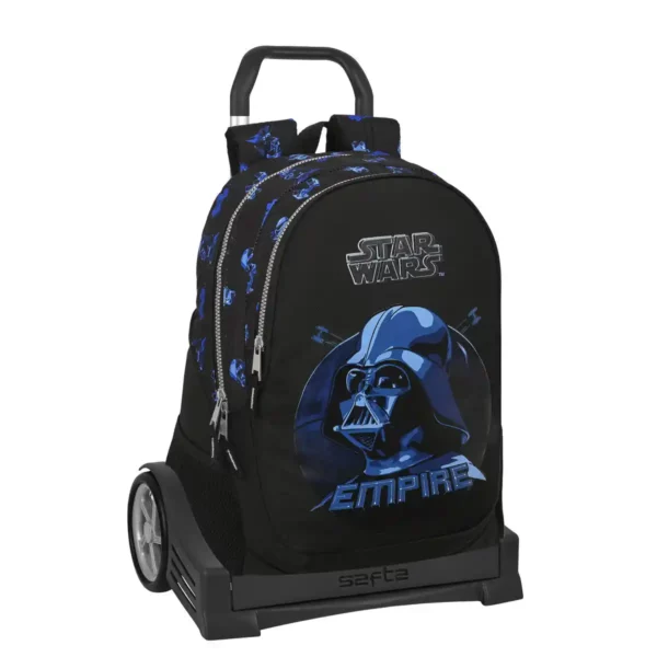 Sac à dos scolaire à roulettes Star Wars Digital escape Noir (32 x 44 x 16 cm). SUPERDISCOUNT FRANCE