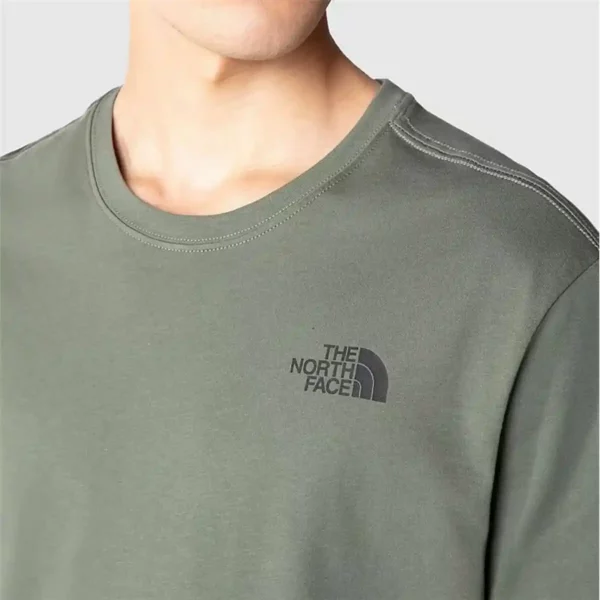 T-shirt à manches courtes pour homme The North Face Box Logo Gris foncé. SUPERDISCOUNT FRANCE