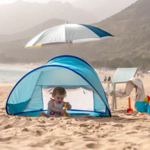 Tente de plage pour enfants avec piscine Tenfun InnovaGoods. SUPERDISCOUNT FRANCE