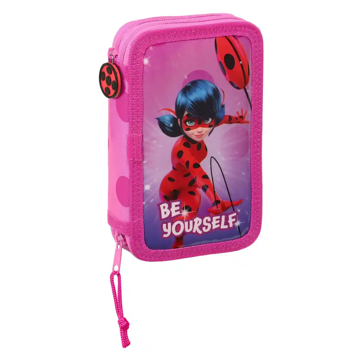 Trousse Double Lady Bug Fuchsia (28 pcs). SUPERDISCOUNT FRANCE