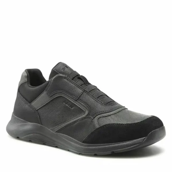 Baskets Casual Homme Geox Damiano Noir. SUPERDISCOUNT FRANCE