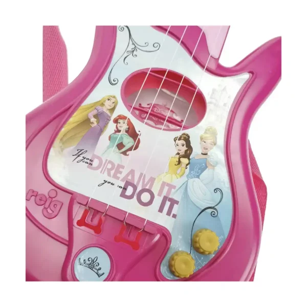 Bébé Guitare Reig Microphone Rose Princesses Disney. SUPERDISCOUNT FRANCE