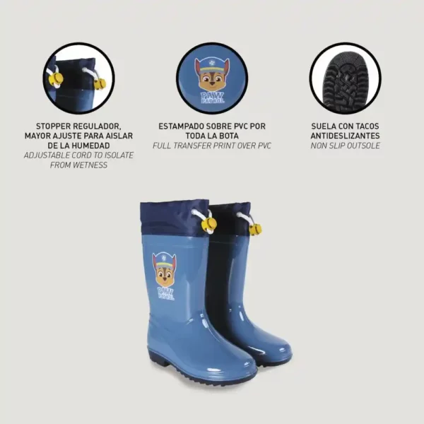 Bottes d'eau pour enfants The Paw Patrol Bleu. SUPERDISCOUNT FRANCE