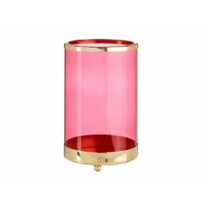 Bougeoir cylindre rose dore metal verre 12 2 x 19 5 x 12 2 cm _5096. Entrez dans l'Univers de DIAYTAR SENEGAL - Où Chaque Produit est une Découverte. Explorez notre gamme variée et trouvez des articles qui vous surprennent et vous inspirent.