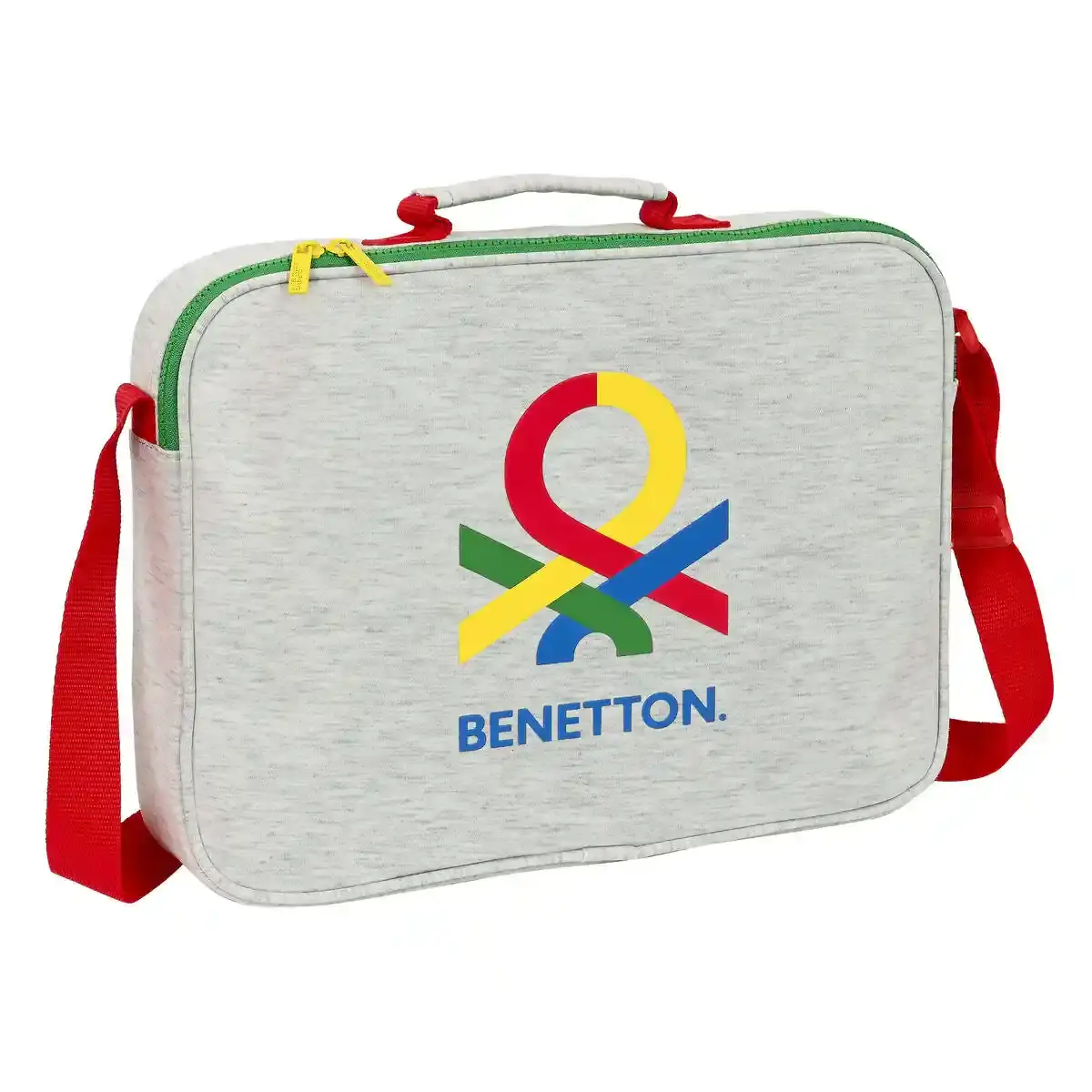Cartable Benetton Pop Gris (38 x 28 x 6 cm). SUPERDISCOUNT FRANCE