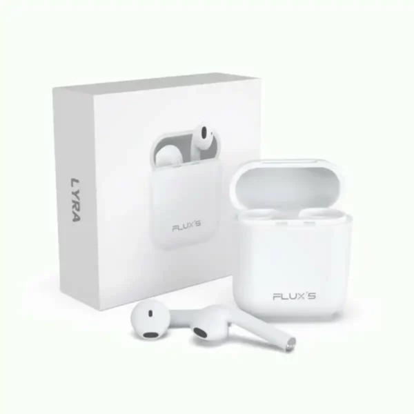 Casque sans fil Flux's LYRA BT TWS Bluetooth Blanc. SUPERDISCOUNT FRANCE