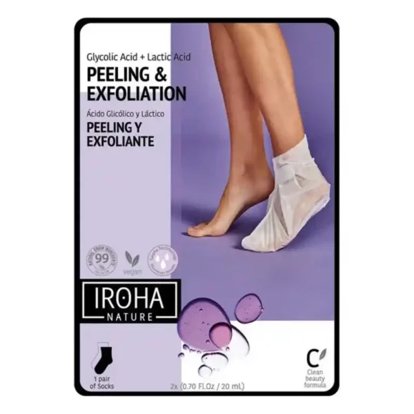 Chaussettes hydratantes peeling et gommage lavande iroha 2 pieces _1447. DIAYTAR SENEGAL - Où Choisir est une Célébration. Découvrez notre sélection de produits qui représentent la diversité et la joie du Sénégal, à chaque étape de votre vie.