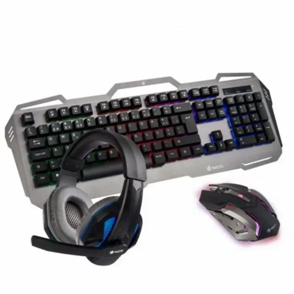 Clavier avec Souris Gaming NGS NGS-GAMING-0082 LED 2400 DPI Gris. SUPERDISCOUNT FRANCE