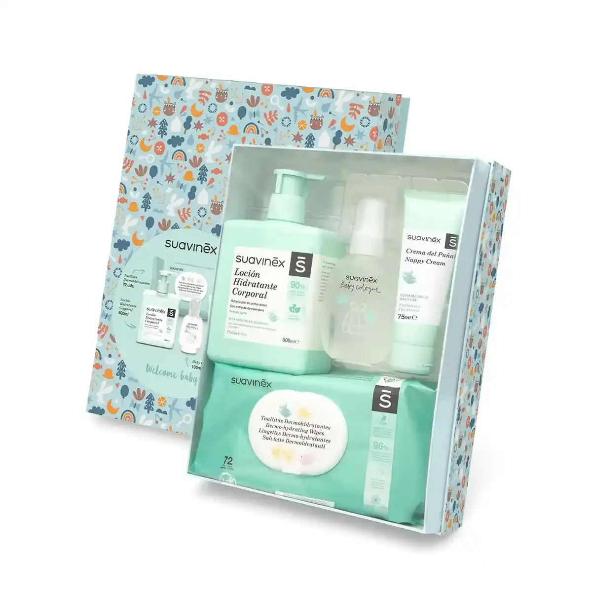Coffret Cadeau Bébé Suavinex Bleu (4 Pièces). SUPERDISCOUNT FRANCE