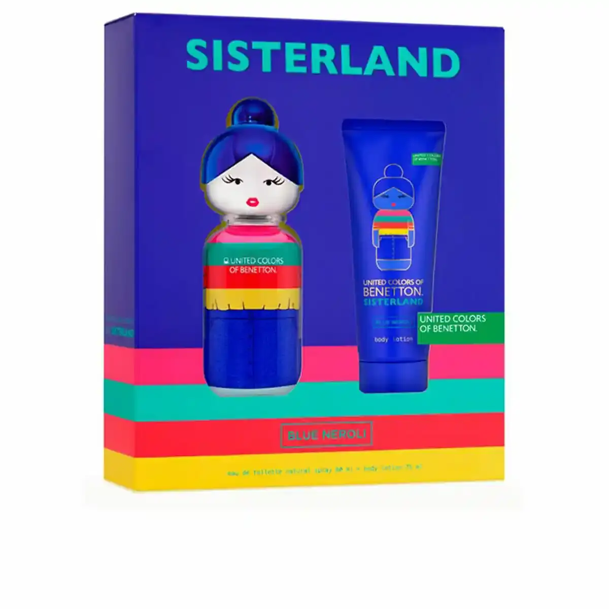 Coffret de parfum femme benetton sisterland blue neroli 2 pieces_3858. Entrez dans l'Univers de DIAYTAR SENEGAL - Où Chaque Produit a sa Place. Explorez nos rayons virtuels et choisissez des articles qui s'intègrent parfaitement à votre style de vie.