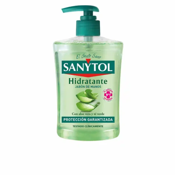 Distributeur de savon a mains sanytol anti bacterien 500 ml _4244. Bienvenue sur DIAYTAR SENEGAL - Où Chaque Produit a son Histoire. Découvrez notre sélection unique et choisissez des articles qui racontent la richesse culturelle et artistique du Sénégal.