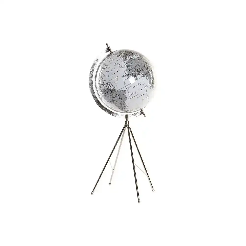 Globe DKD Home Decor Blanc Métal Plastique (27 x 25 x 61 cm). SUPERDISCOUNT FRANCE