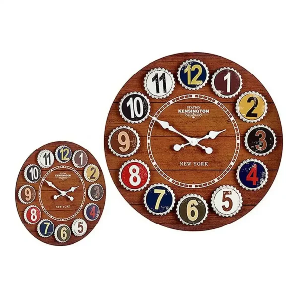 Horloge murale multicolore metal mdf 60 x 4 x 60 cm _5775. Bienvenue chez DIAYTAR SENEGAL - Votre Destination Shopping Complète! Découvrez une boutique en ligne généraliste au Sénégal offrant une vaste gamme de produits, allant des vêtements aux gadgets électroniques, en passant par l'artisanat local.