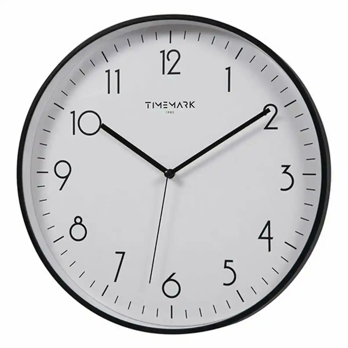 Horloge murale timemark noir 30 x 30 cm _2779. DIAYTAR SENEGAL - Où l'Élégance se Mêle à l'Authenticité. Naviguez à travers notre boutique en ligne et choisissez des produits qui incarnent le style et la tradition du Sénégal.