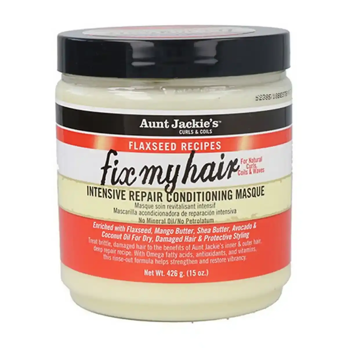 Masque capillaire aunt jackie s c c flaxseed fix my hair 426 ml _8295. DIAYTAR SENEGAL - L'Art de Vivre l'Excellence au Quotidien. Explorez notre gamme et choisissez des produits qui ajoutent une note de prestige à votre vie.