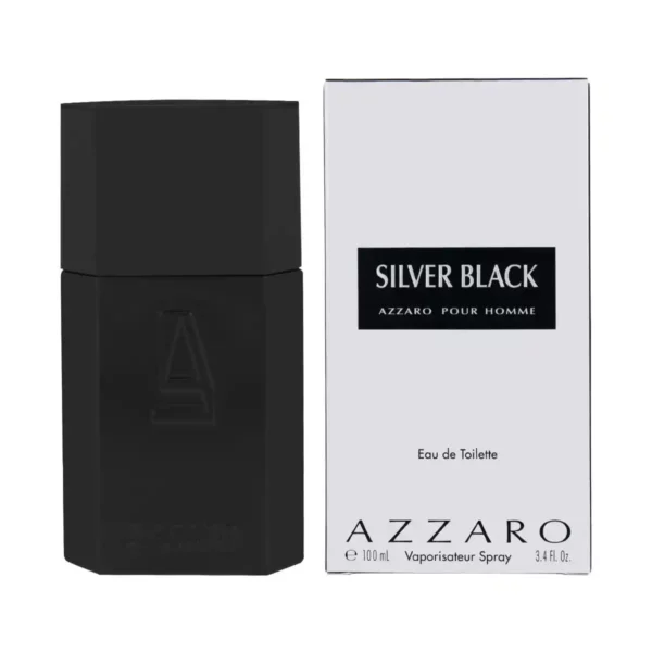 Parfum homme azzaro edt silver black 100 ml _9767. DIAYTAR SENEGAL - Où Choisir est un Voyage Cultuel. Explorez notre boutique en ligne et découvrez des produits qui célèbrent la richesse et la diversité culturelle du Sénégal.