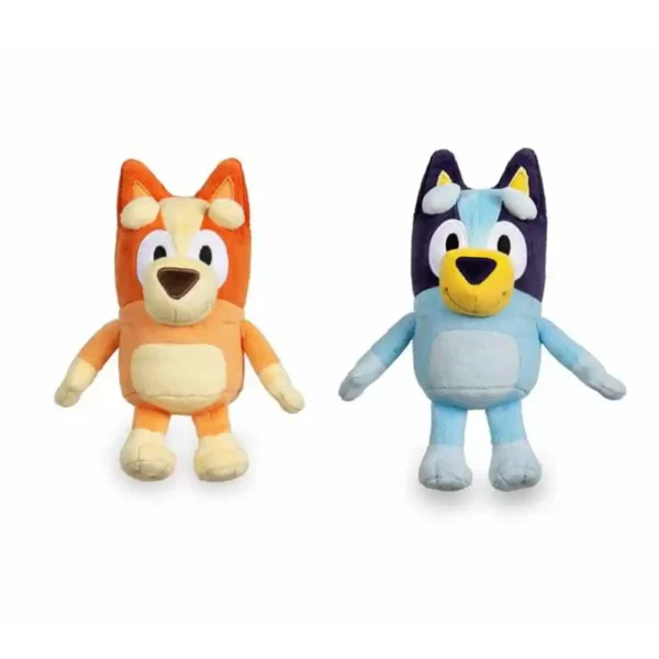 Peluche Famosa Bluey o Bingo Plastique Multicolore (20 cm). SUPERDISCOUNT FRANCE