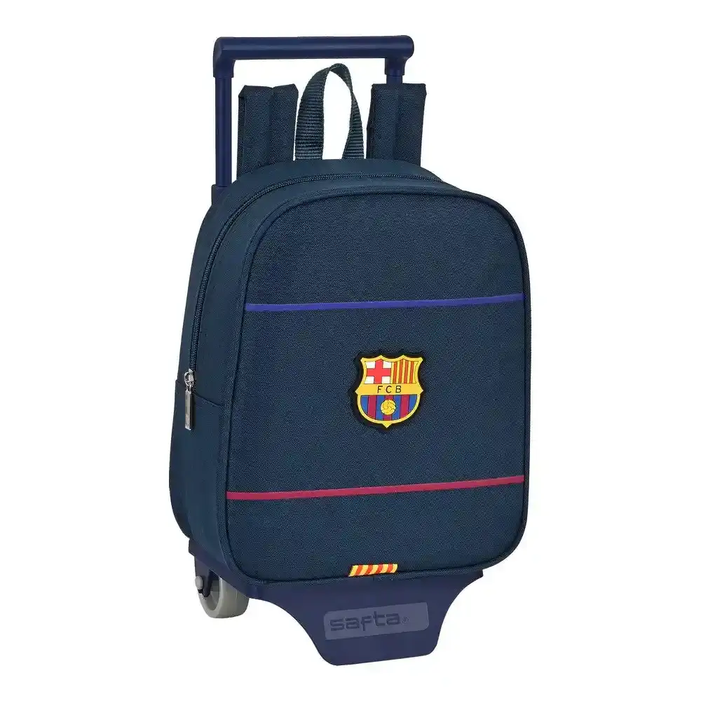 Sac à dos scolaire à roulettes F.C. Barcelona Blue (22 x 28 x 10 cm). SUPERDISCOUNT FRANCE