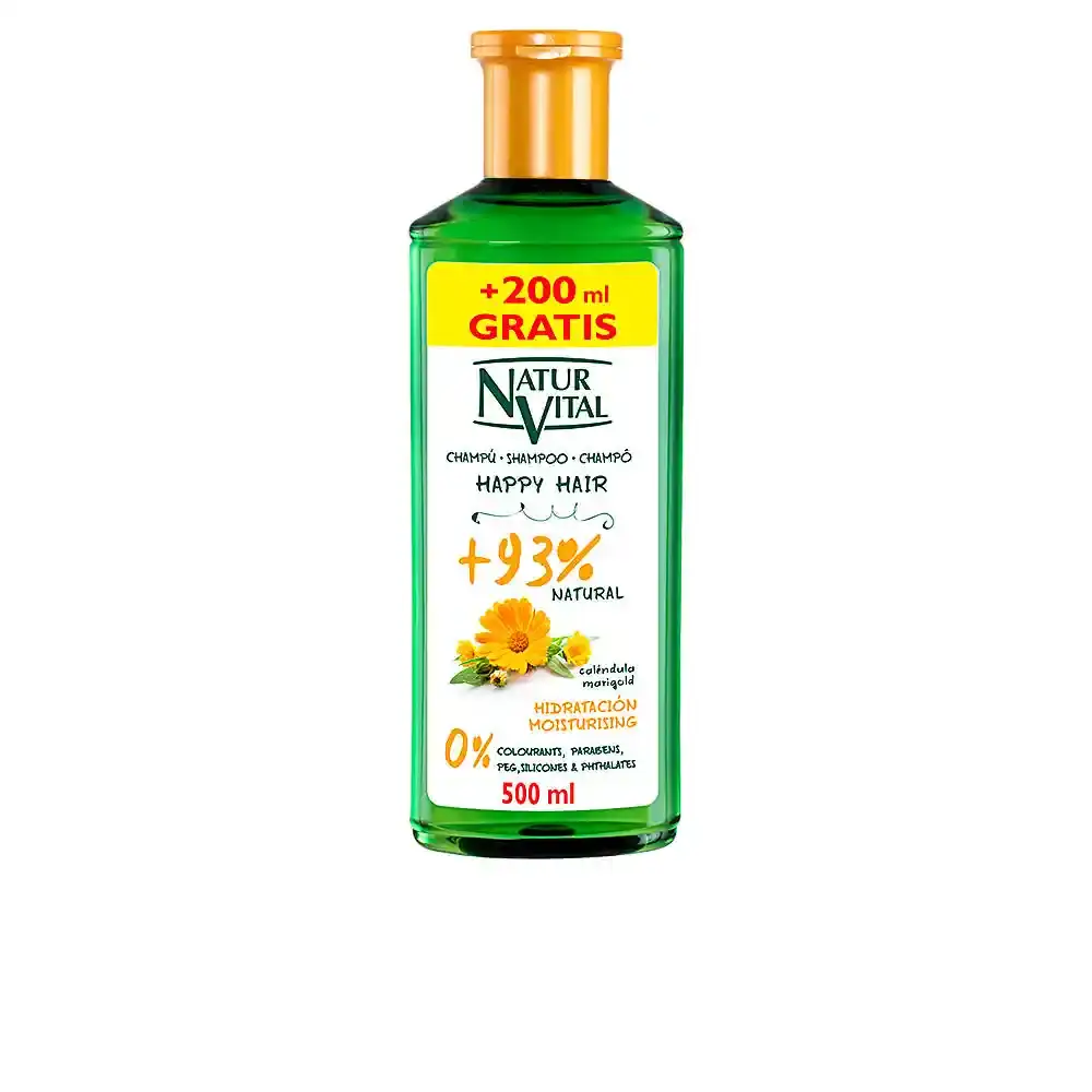 Shampooing hydratant happy hair naturaleza y vida 500 ml _3941. Bienvenue chez DIAYTAR SENEGAL - Où Chaque Produit a son Histoire. Découvrez notre sélection unique et trouvez des articles qui racontent la richesse culturelle et artistique du Sénégal.