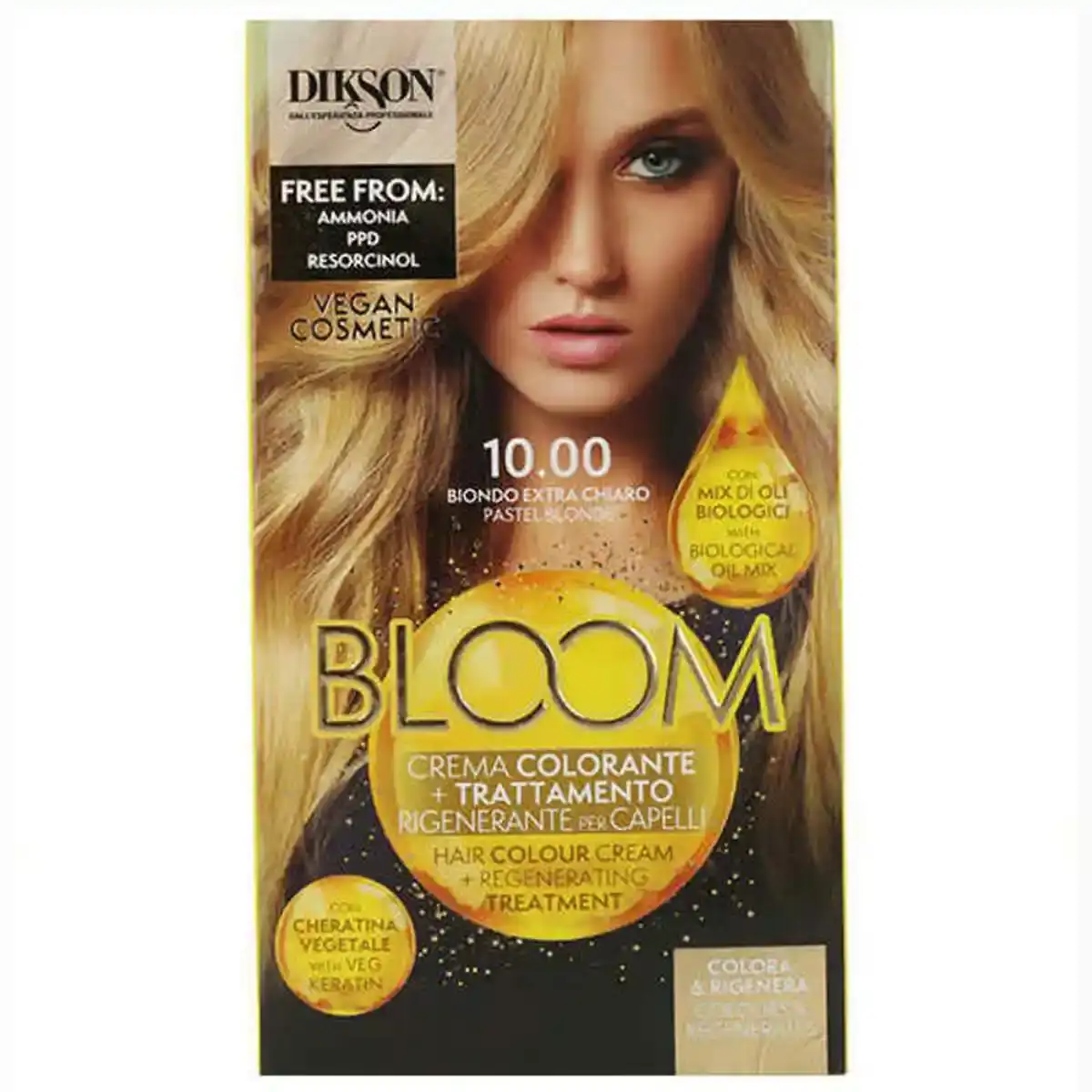 Teinture permanente bloom dikson muster 10 00 blond vif_9442. DIAYTAR SENEGAL - L'Équilibre Parfait entre Tradition et Modernité. Explorez notre collection pour trouver des produits qui incarnent la culture et la contemporanéité du Sénégal.