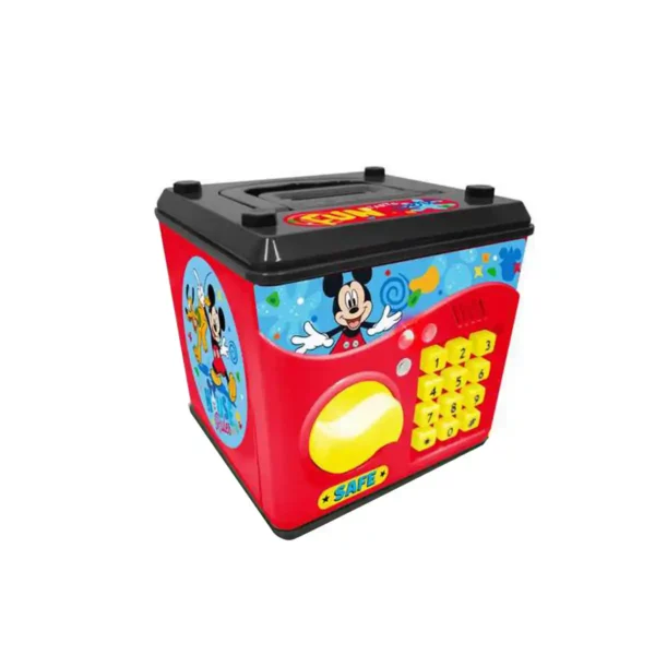 Tirelire Reig Rouge Mickey Mouse Musical. SUPERDISCOUNT FRANCE