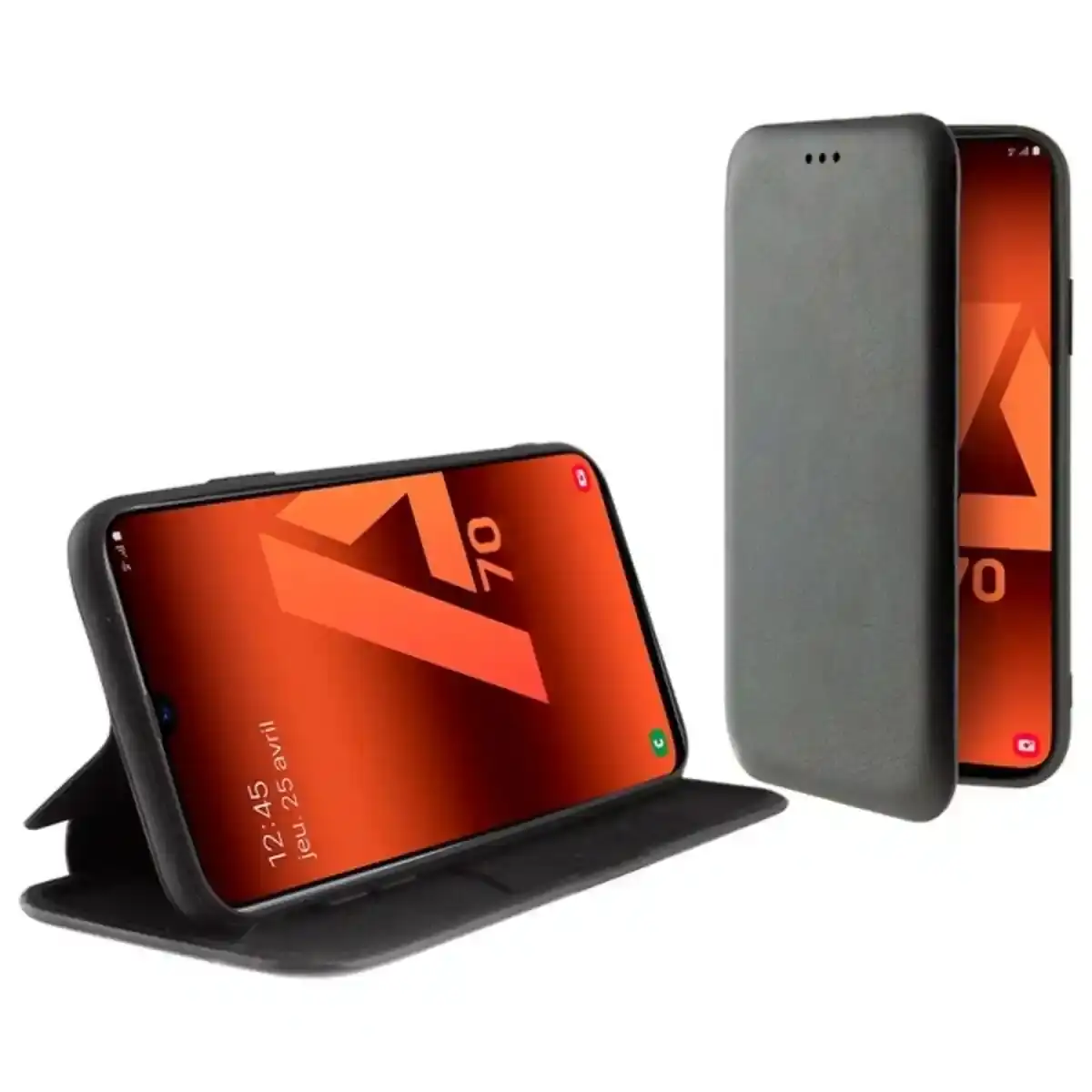Book case samsung galaxy a70 ksix noir_4673. DIAYTAR SENEGAL - L'Art de Vivre le Shopping Éthique. Parcourez notre gamme et choisissez des produits qui reflètent notre engagement envers des pratiques durables.