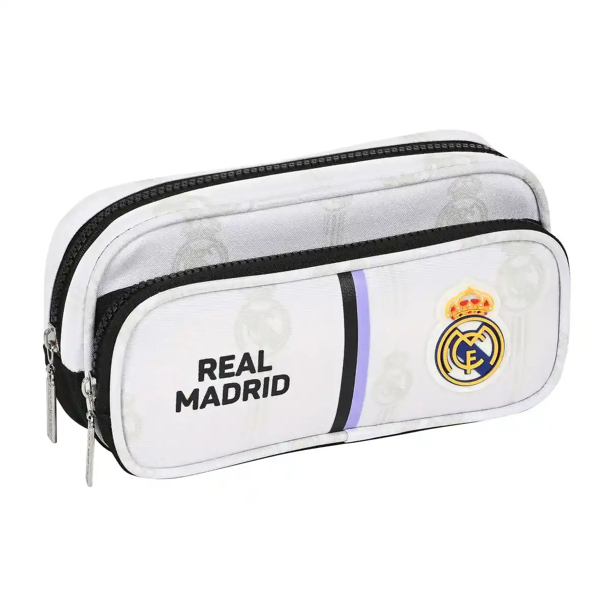 Cas scolaire Real Madrid C.F. Noir Blanc (21 x 10,5 x 6 cm). SUPERDISCOUNT FRANCE