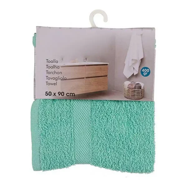 Drap de bain Turquoise Plastique (50 x 90 cm). SUPERDISCOUNT FRANCE