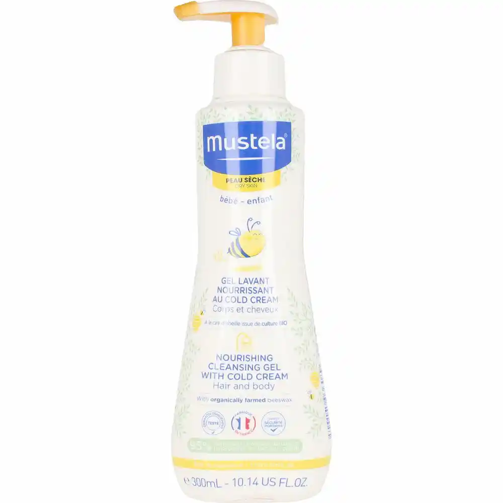 Gel Douche Mustela Bebé Nettoyant Enfants (300 ml). SUPERDISCOUNT FRANCE