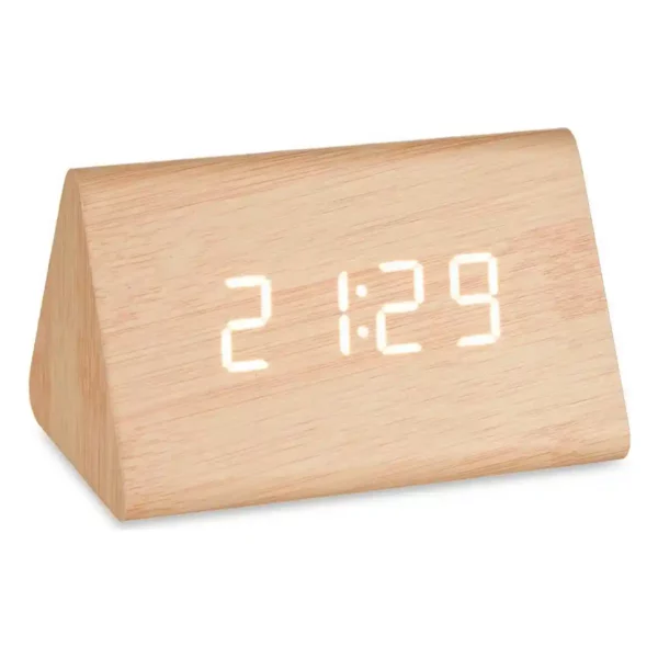 Horloge digitale de table bois mdf pvc marron 11 7 x 7 5 x 8 cm _2970. Bienvenue chez DIAYTAR SENEGAL - Votre Destination Shopping Complète! Découvrez une boutique en ligne généraliste au Sénégal offrant une vaste gamme de produits, allant des vêtements aux gadgets électroniques, en passant par l'artisanat local.