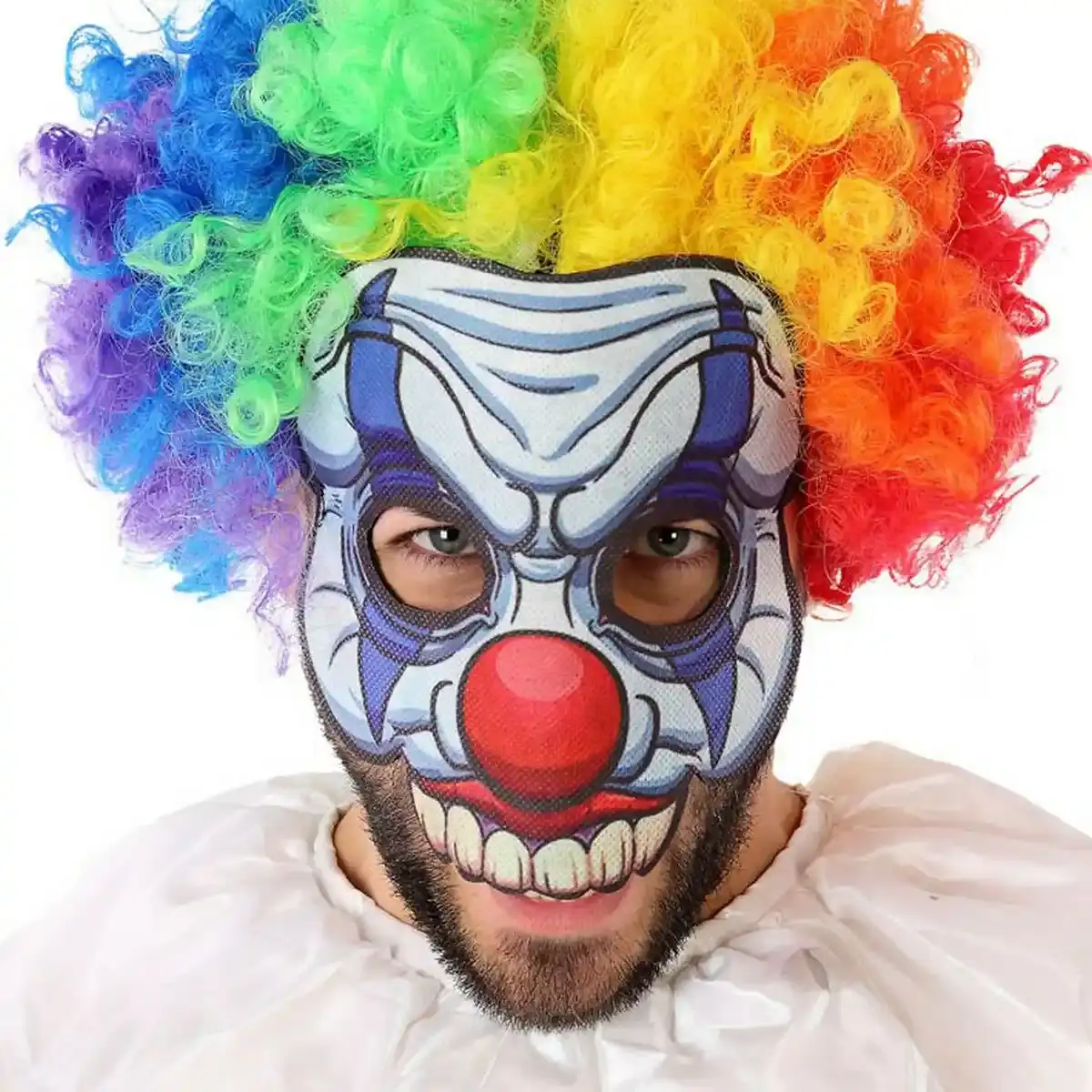 Masque evil male clown_1625. DIAYTAR SENEGAL - Votre Source de Découvertes Shopping. Découvrez des trésors dans notre boutique en ligne, allant des articles artisanaux aux innovations modernes.
