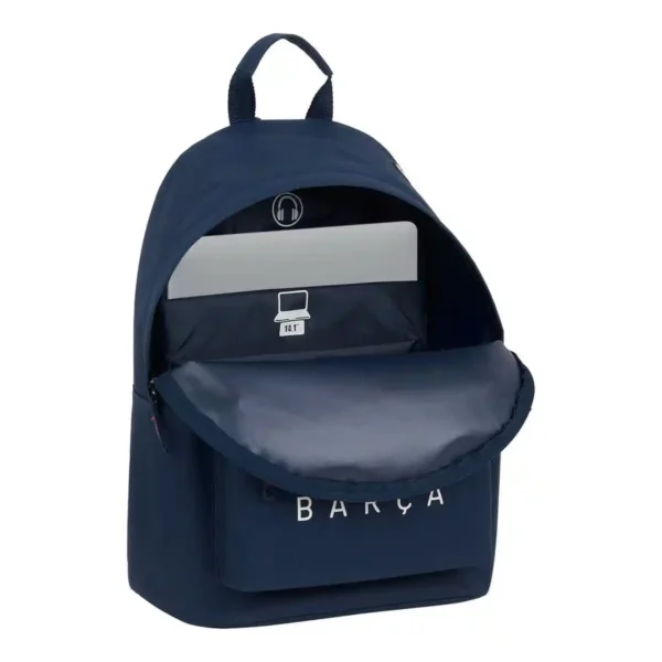 Sac à dos pour ordinateur portable FC Barcelona Blau Navy Blue (31 x 41 x 16 cm). SUPERDISCOUNT FRANCE