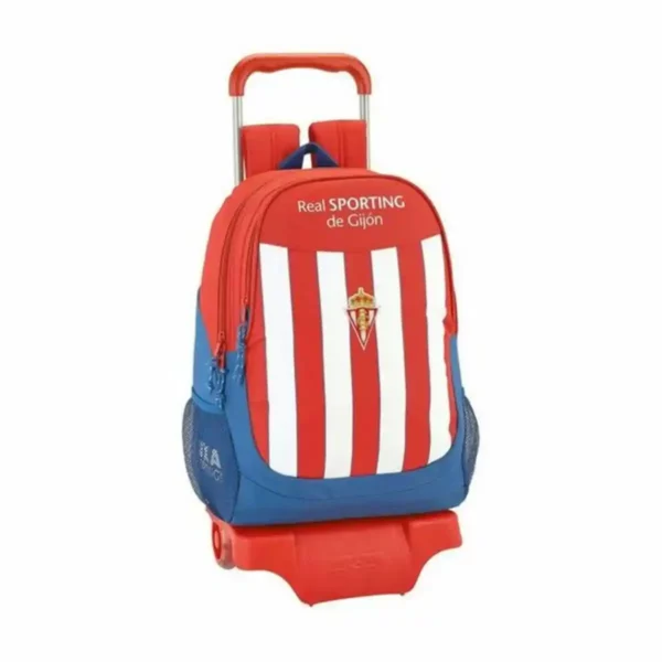 Sac à dos scolaire à roulettes 905 Real Sporting de Gijón. SUPERDISCOUNT FRANCE