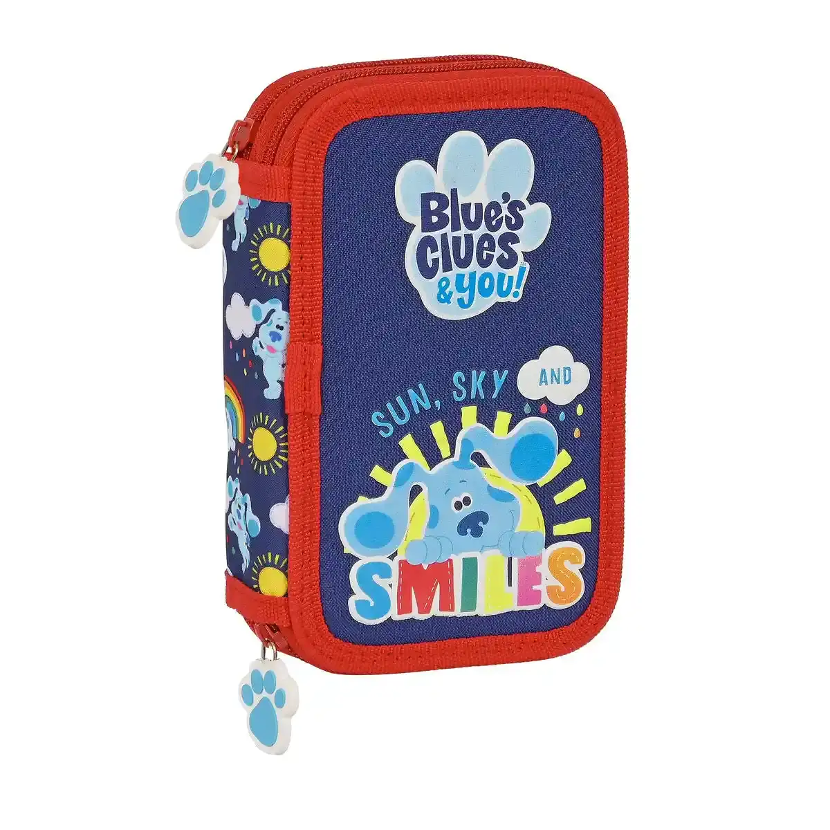 Trousse Double Blue's Clues Bleu Marine (28 pcs). SUPERDISCOUNT FRANCE