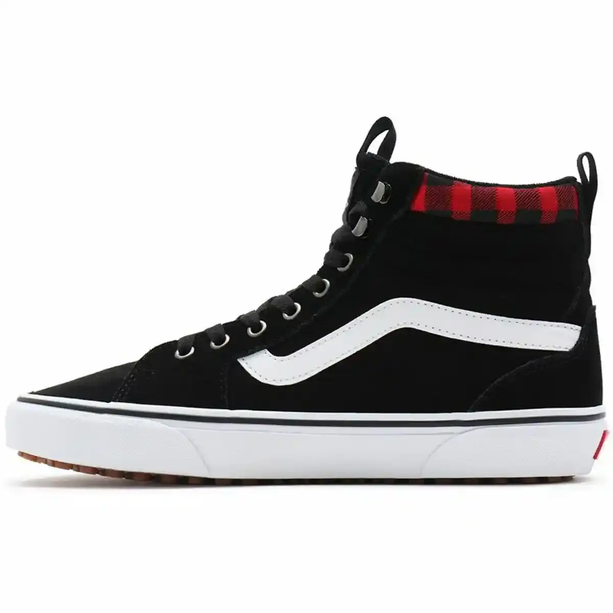 Baskets Casual Homme Vans Filmore Hi VansGuard Rouge Noir. SUPERDISCOUNT FRANCE