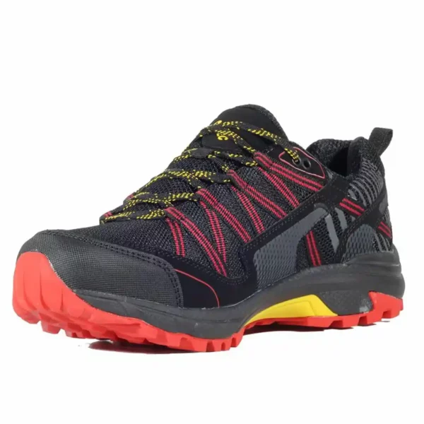 Baskets Homme Hi-Tec Gravel Rouge Noir. SUPERDISCOUNT FRANCE